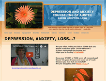 Tablet Screenshot of depressionanxietycounselingaustin.com